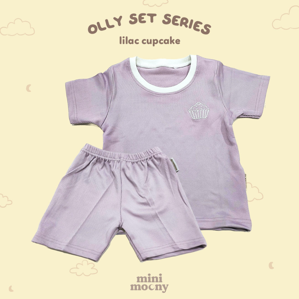 Mini Moony Olly Series 2.0 Cotton Rib Tee and Short