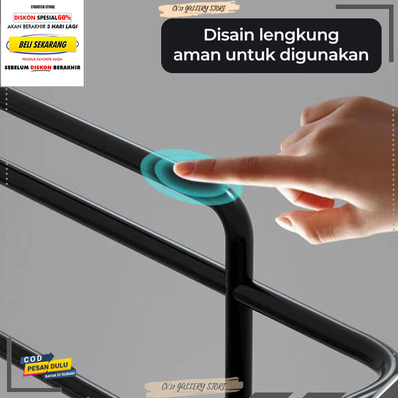 Rak Sudut Pojok Tempat Sabun Cuci Baju Bumbu Dapur Sikat Gigi Peralatan Perlengkapan Dekorasi Kamar Mandi Tempel Dinding Dingding Keramik Keranjang Besi Gantung skincare Dan Makeup Tanpa Paku Bor Stainless Anti karat Aesthetic Murah Serbaguna Awet