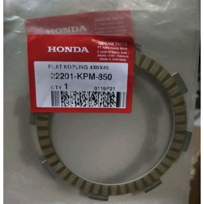 22201-kpm-850 AHM100% Kampas kopling Ori