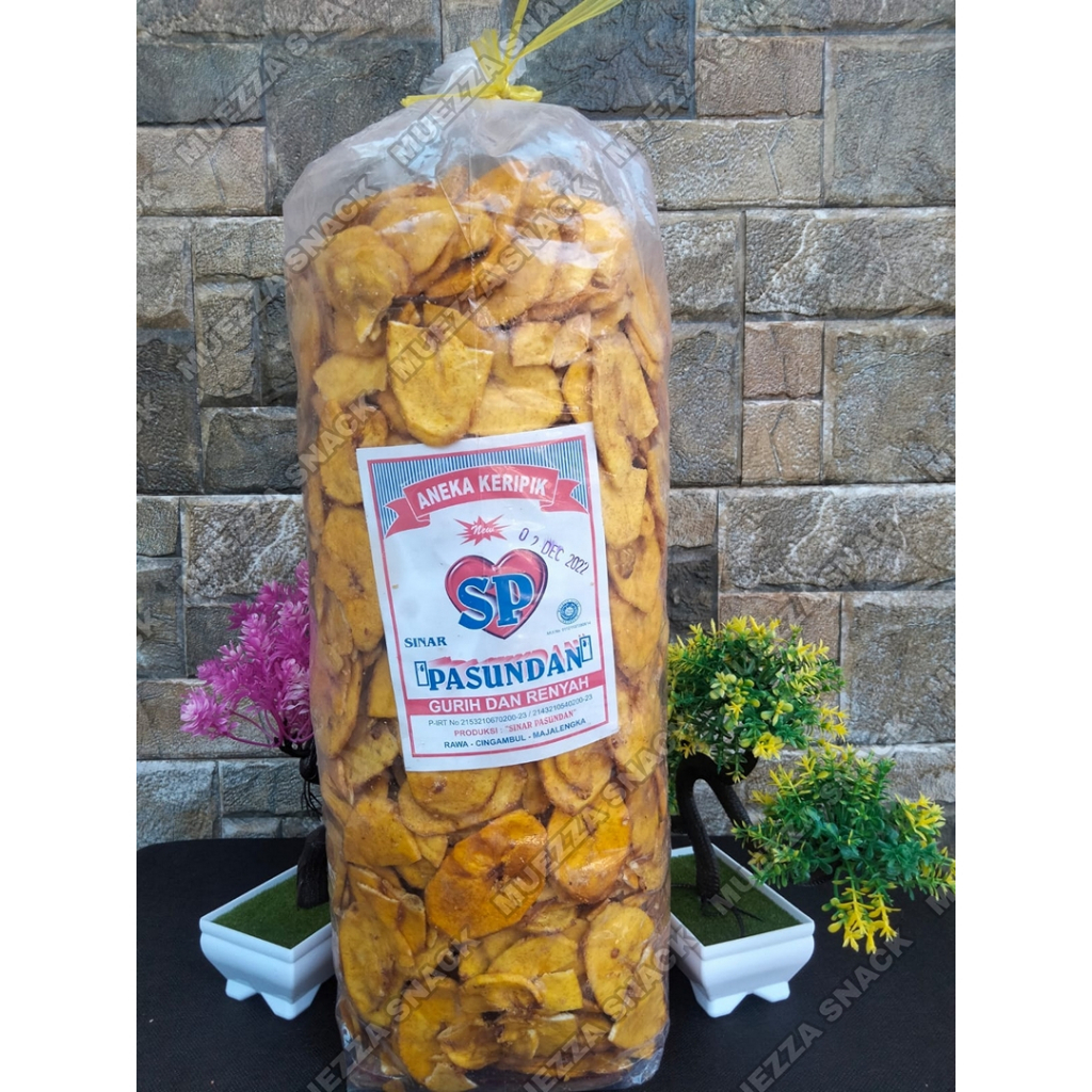 

Keripik/kripik pisang manis kiloan termurah isi 1 kg cemilan/makanan/