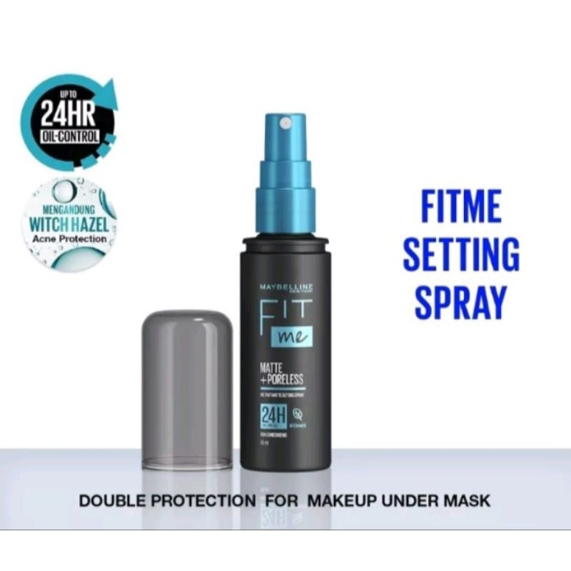 

maybelline fit me matte+poreless instan setting spray 60ml promoooo