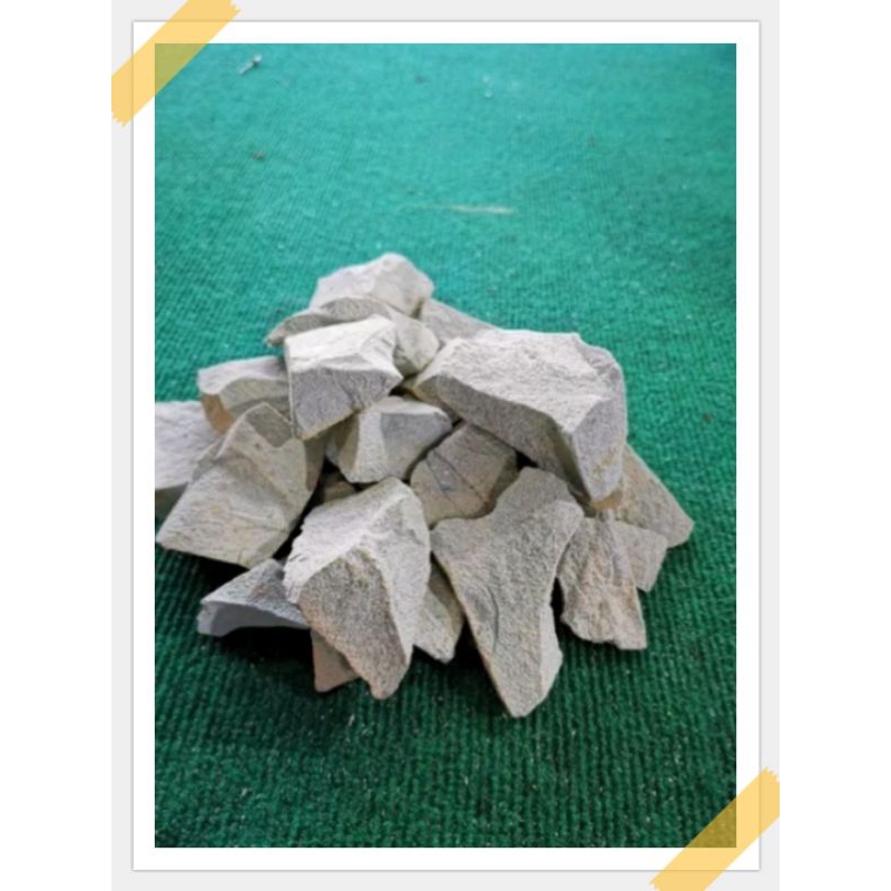 Batu zeolit media filter kolam aqurium aquascape/batu zeolite penjernih air 12kg