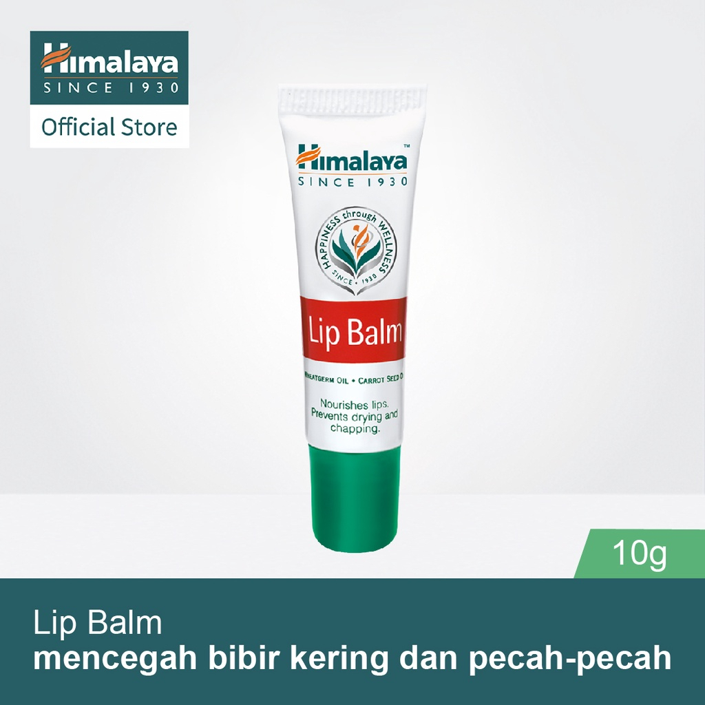 HIMALAYA Lip Balm 10gr | Ringan &amp; Melembabkan | Mencegah bibir kering dan pecah-pecah