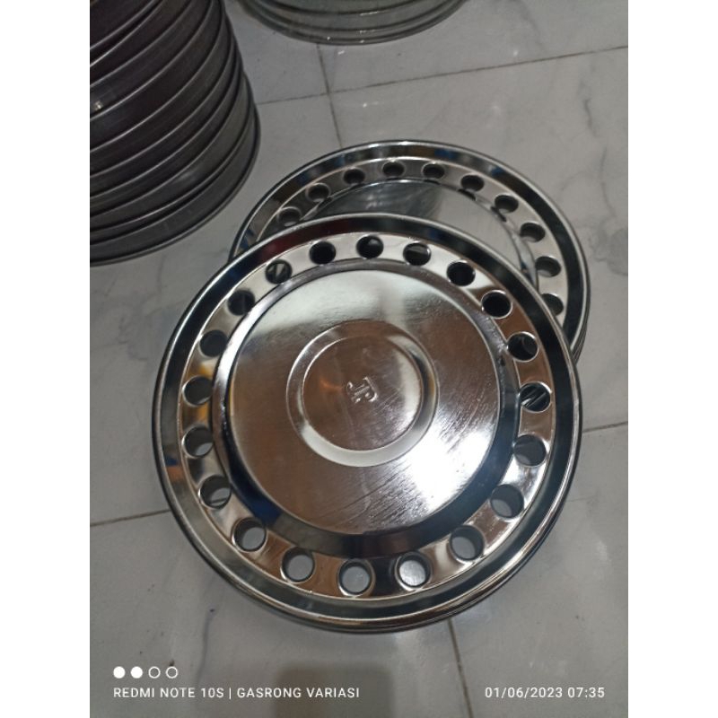 WELDOP plat ring 13,14,15,16 komplit dengan dudukan (4biji depan blakang)