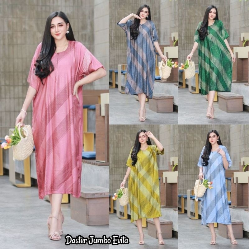 homedress jumbo bali busui pusaka murah adem grosir pekalongan