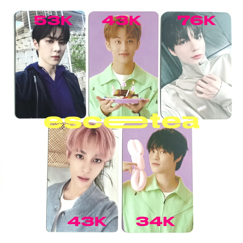 ꒰ escetea ꒱ nct — photocard pc kun photobook pb universe nct 2021 photocard pc mark benefit ktown 20