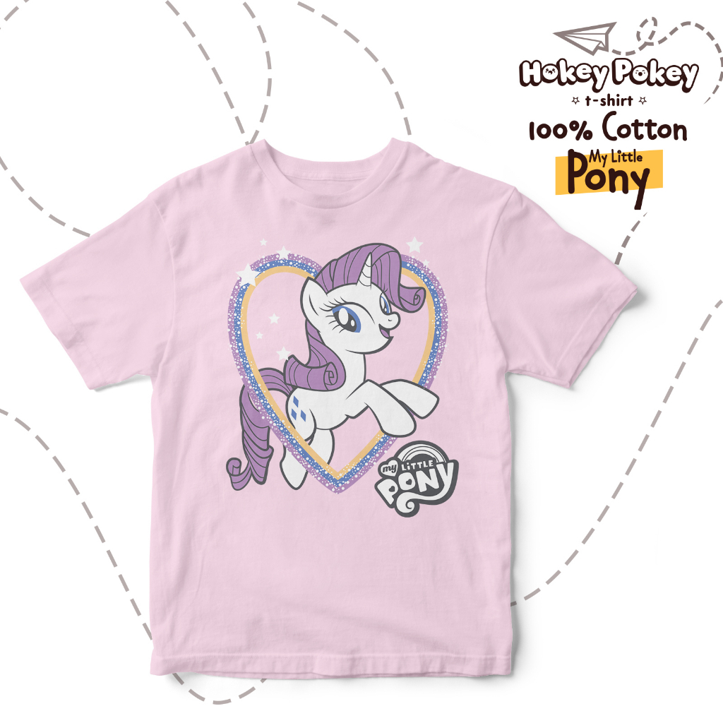 Baju Kaos T Shirt Anak Perempuan Katun Combed Motif Little Pony