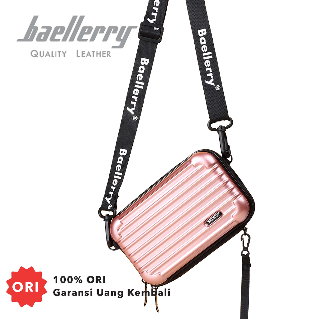 BAELLERRY N1202 Tas Selempang Wanita Tas Handphone Sling Bag PVC ABS WATCHKITE WKOS