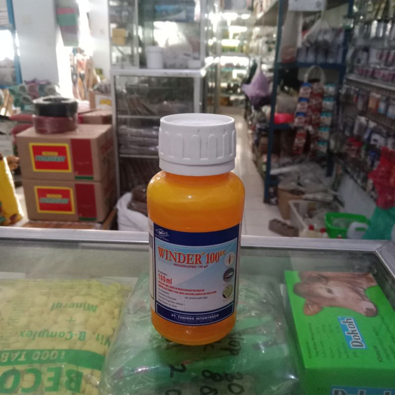 WINDER 100 EC/winder cair/imidakloprid 100g/l /hama penggerek daun/penggerek batang/lalat putih/hama