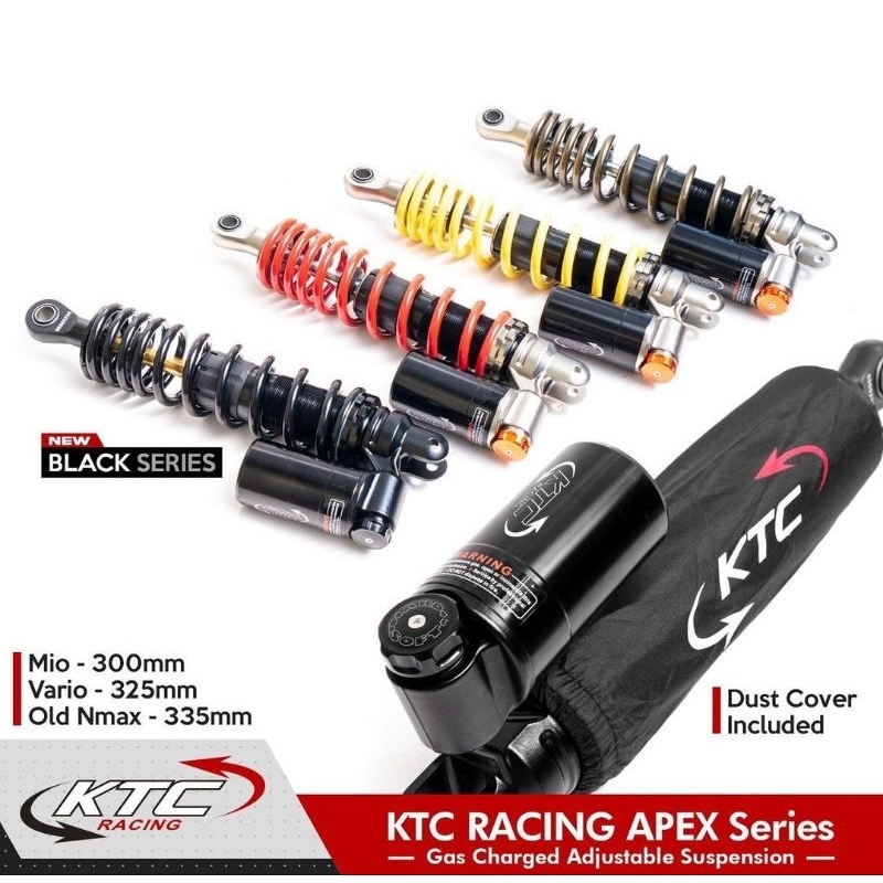 SHOCK KTC  APEX ORIGINAL SHOCKBREAKER TABUNG BAWAH MATIC APEX 325 VARIO BEAT SCOOPY MION XEON MIO J BEAT STREET