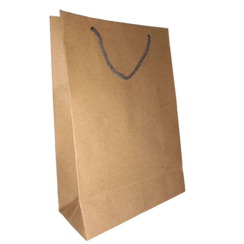 PAPERBAG POLOS KRAFT 15*7*21