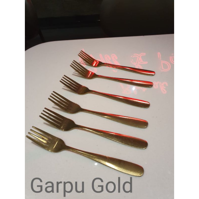 hokkiterus21⭐⭐⭐⭐⭐ 6pc GARPU MAKAN tebal sendok steel sendok steinles sendok 304 sendok restoran grosir sendok murah S046