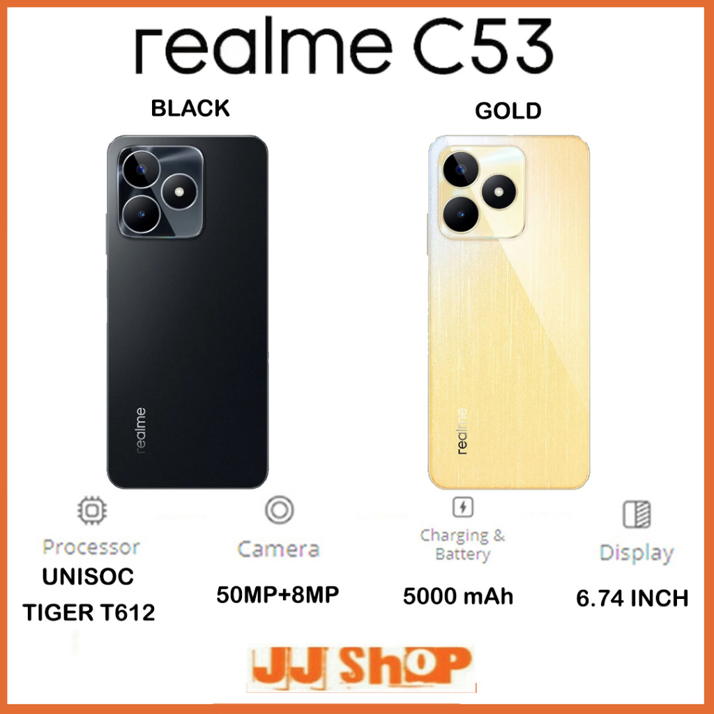 REALME C53 NFC &amp; C33 6/128 4/128 4/64 GB RAM 6GB 4GB ROM 128GB 64GB GARANSI RESMI