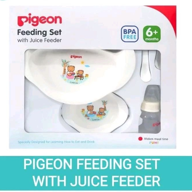 Pigeon Feeding Set With Juice Feeder