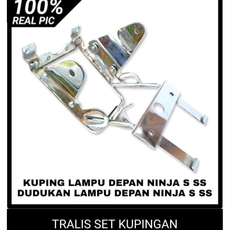 Breket Lampu Depan Ninja R SS Crum Pangkoan Tralis Kualitas Terbaik