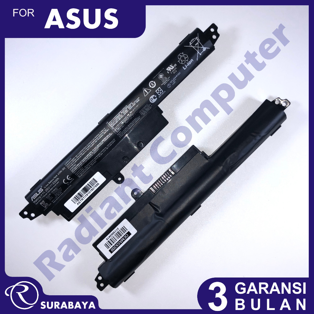 Baterai Asus X200 X200CA X200MA F200MA F200CA A31N1302 A31LMH2 A31LM9H