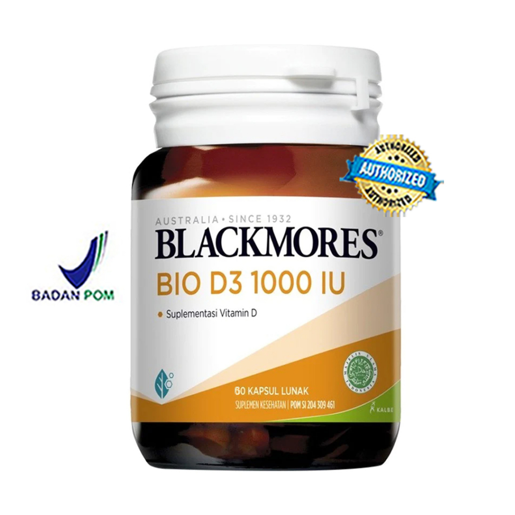 Blackmores Bio D3 1000 Vitamin D3 1000IU - 60 Kapsul