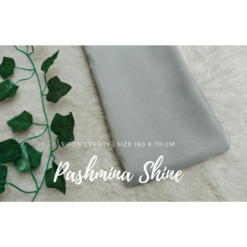 Pashmina Polos Polyester 160cm x 60cm Hijab Paris