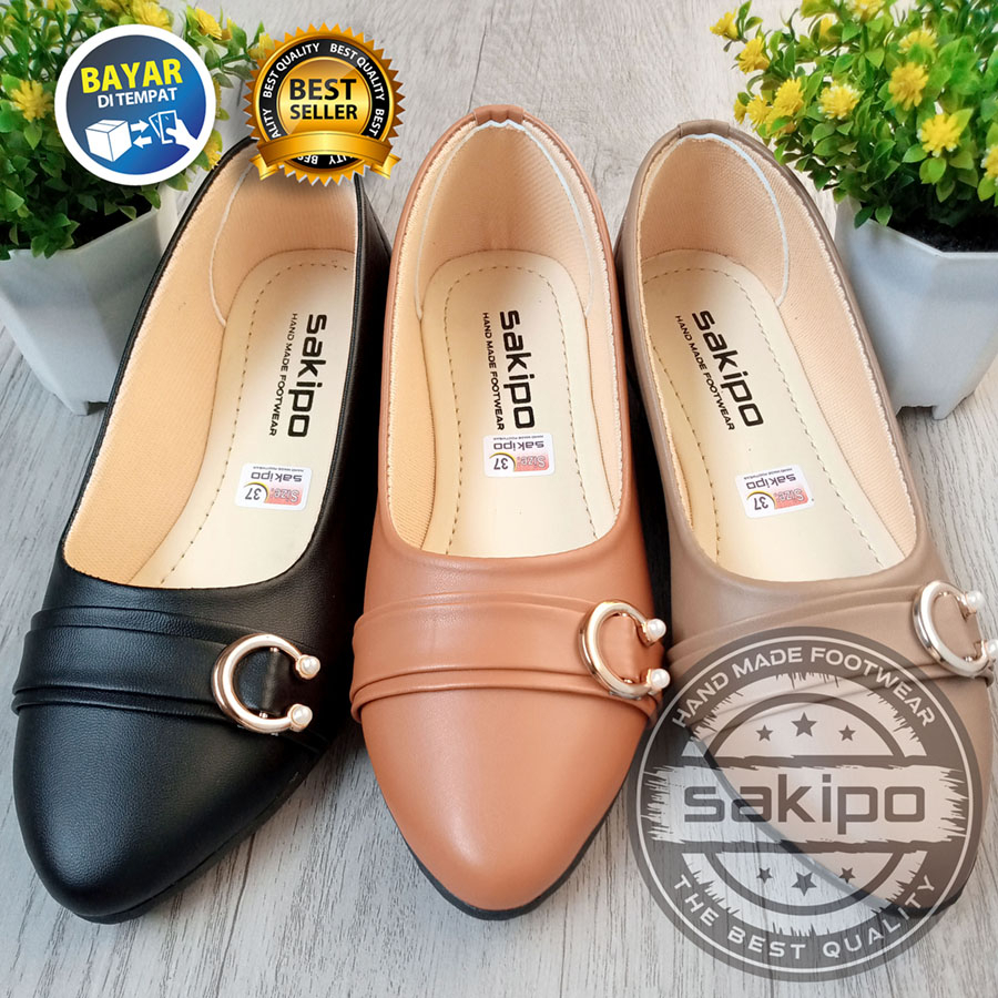 PROMO 7.7 BIRTHDAY SALE SEPATU BALET WANITA DEWASA / FLAT SHOES PITA SAMPING KICKERS / FLATSHOES MURAH KEREN TRENDI / SAKIPO