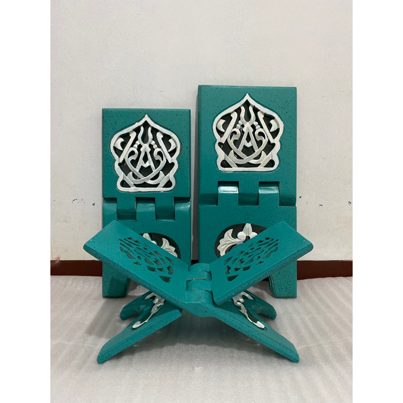 Rekal Al Quran Ukir Motif Iqro Masjid - Tosca