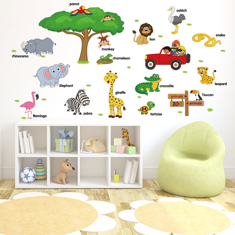 WALLSTICKER B 20 WALL WALLSTIKER STICKER STIKER TEMPELAN HIASAN DINDING BINATANG ANIMAL KAMAR RUANG TIDUR ANAK ANAK PREMPUAN COWOK CEWEK DEKORASI RUMAH POHON MOBIL MERAH TEMPELAN DEKOR DECOR TEMBOK KERAMIK KRAMIK JENDELA  PINTU KACA LEMARI @banyak