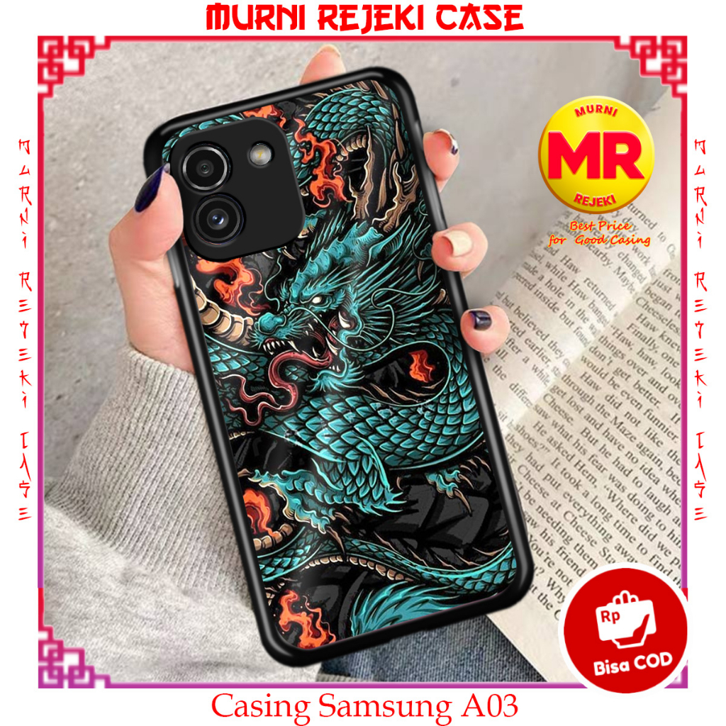 Casing Hp Samsung A03 Case Samsung A03 Motif DRAGON002 Case lucu Casing Samsung Case Anime Softcase 