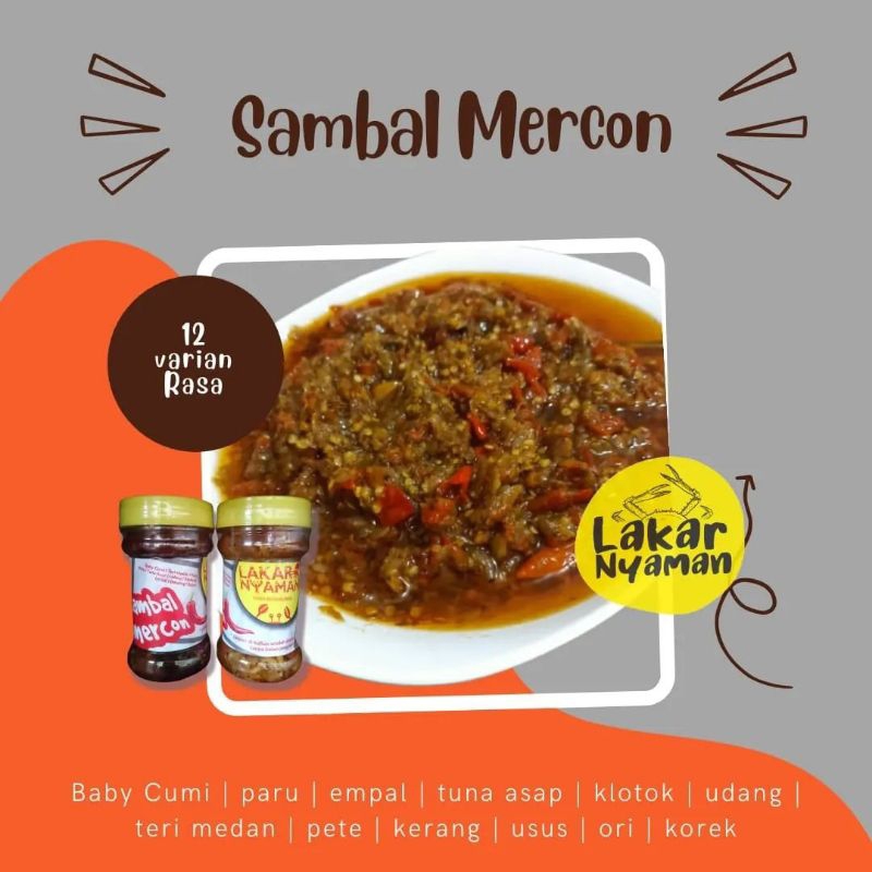 Sambel Mercon Lakar Nyaman 150Gr