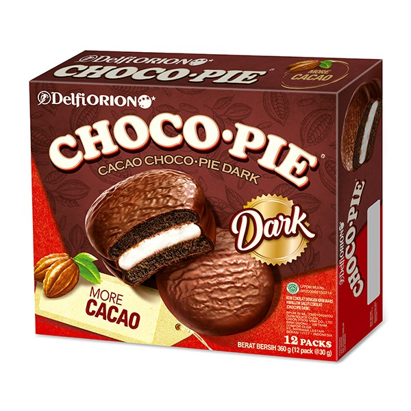 (Clearance Sale) Delfi Orion Choco Pie Dark 360gr