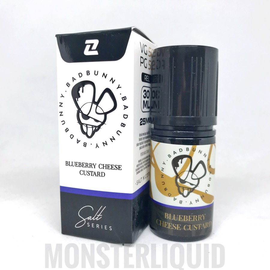 SALT BAD BUNNY BLUEBERRY VANILLA CUSTARD 25MG 30ML