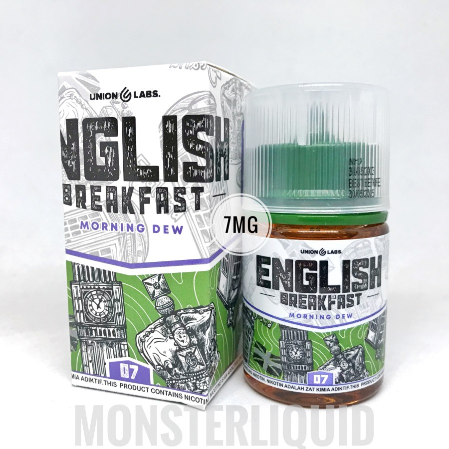 ENGLISH BREAKFAST V6 MORNING DEW HONEYDEW BY UNIONLABS 7MG 60ML