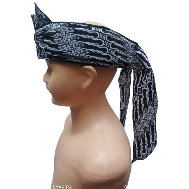 Iket sunda batik anak/iket seragam pangsi anak Sekolah TK&amp;SD /udeng/totopong anak
