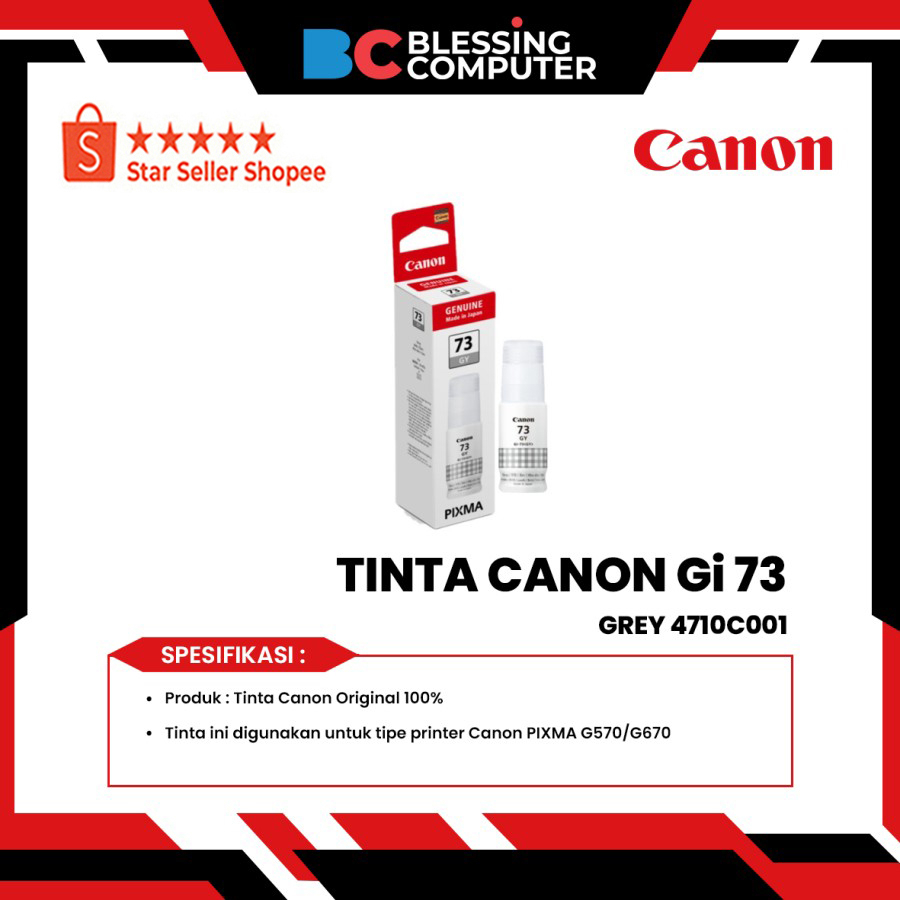 TINTA CANON Gi 73 GREY 4710C001
