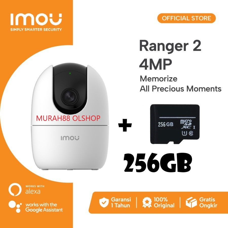 IP Camera CCTV Wi-Fi Indoor IMOU Ranger 2 Smart Tracking H.265 4MP original