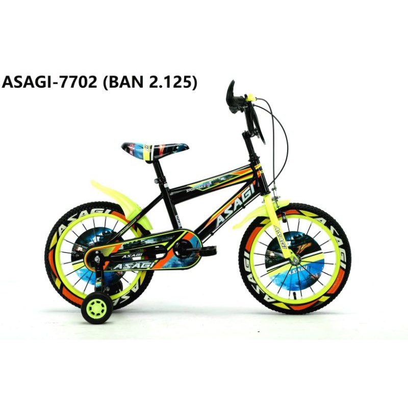 Sepeda anak Bmx 16 inch usia 4 sd 7 tahun ada roda bantu