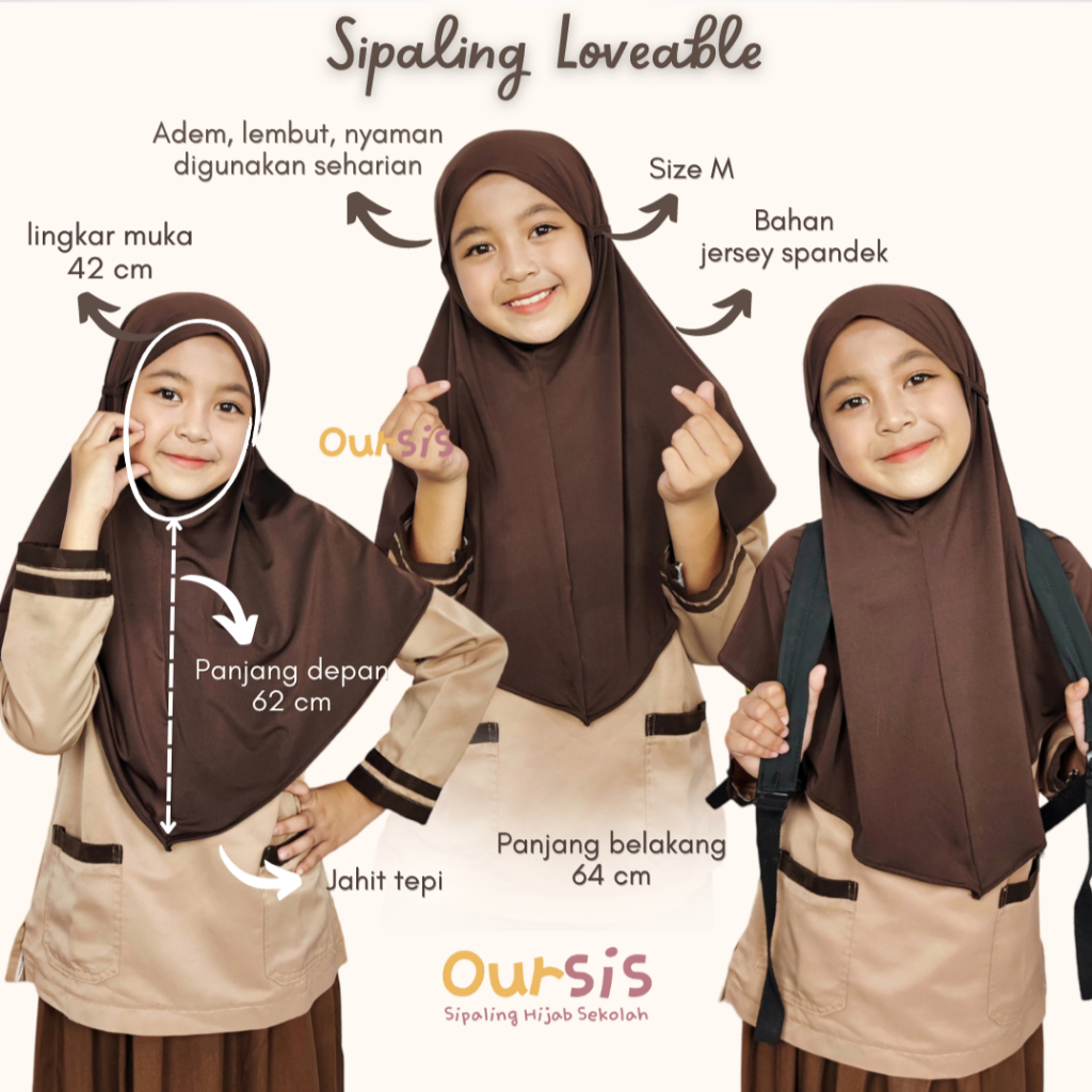 ᴏᴜʀꜱɪꜱ Bergo Sekolah | SiPALING LOVEABLE