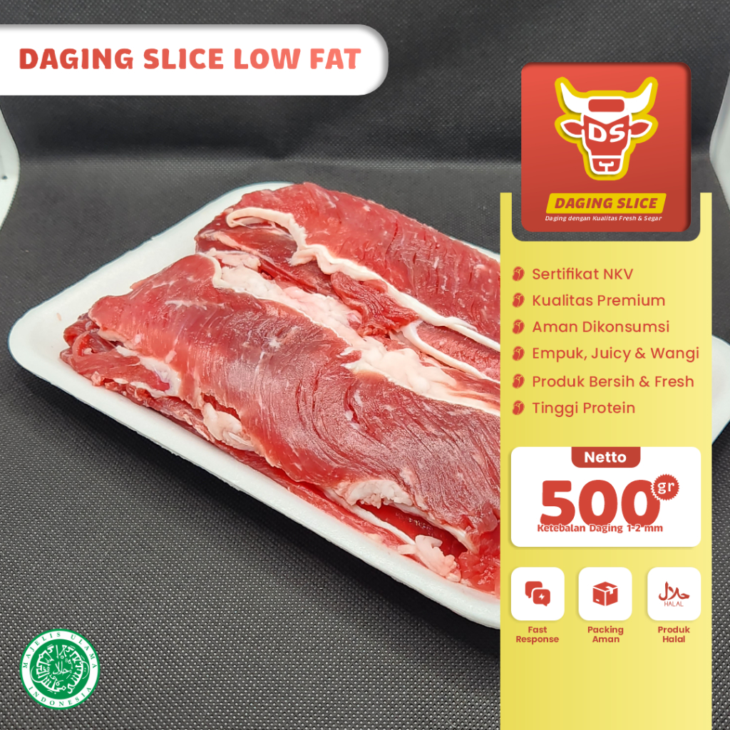 

Daging Sapi Potong Daging Slice Low Fat 500gr Empuk Untuk Grill Fresh Segar Kualitas Terbaik Mudah Disimpan Dan Dimasak Frozen Food