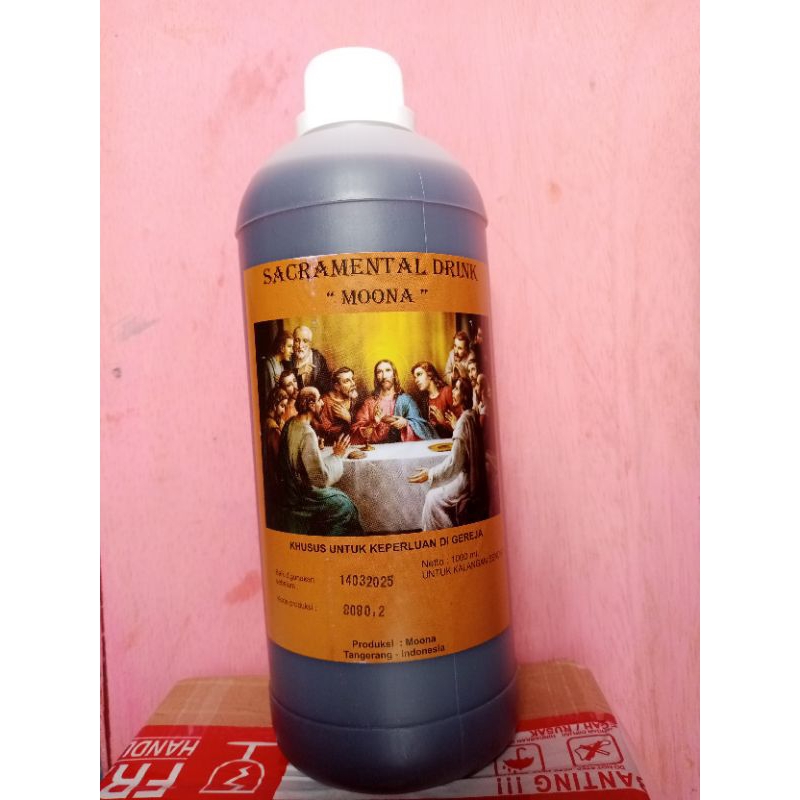 

MINUMAN PERJAMUAN KUDUS 1 LITER MEREK MOONA