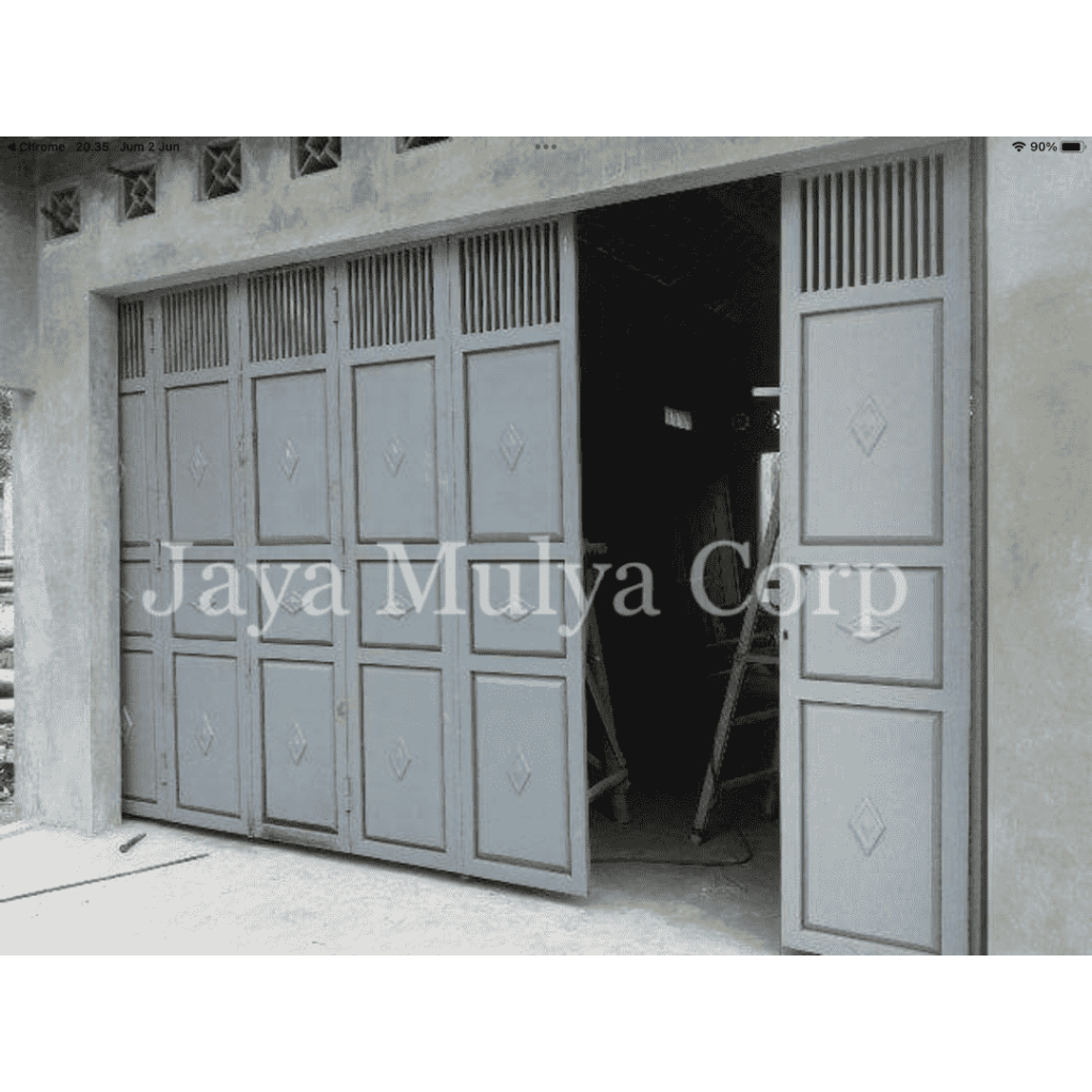 Pintu Garasi Besi Bending Plat