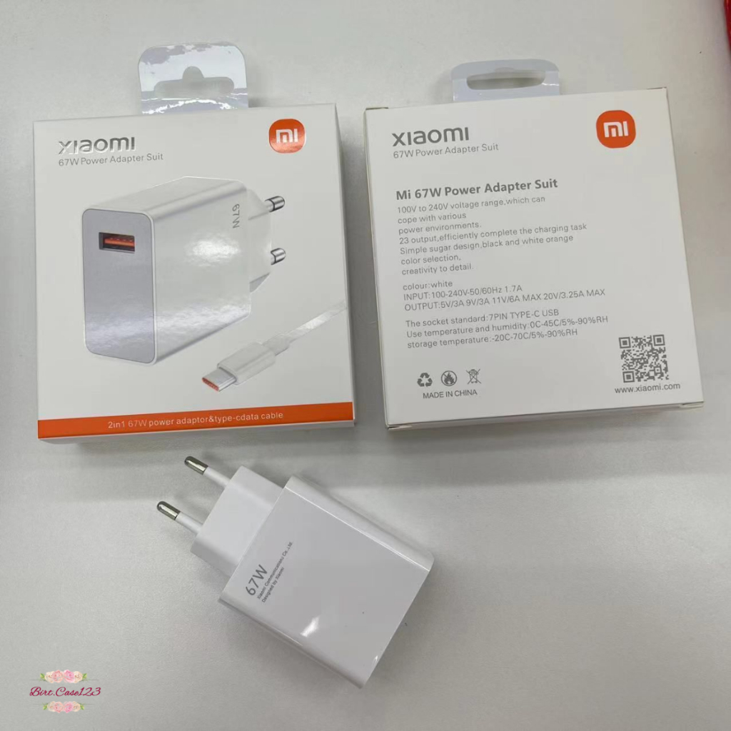 Charger Cashan tc ORIGINAL 100% XIAOMI 67W TURBO CHARGER Redmi note9 9pro 10 10 prO 11 11 pro 12 12 pro 9a 9c 9 10 10a 10c 12c 11 Poco F4 X3 BC8035