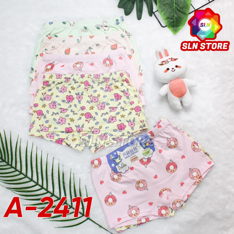 Celana Dalam Boxer Anak Katun Premium Import CD Gambar Lucu Perempuan Laki Laki