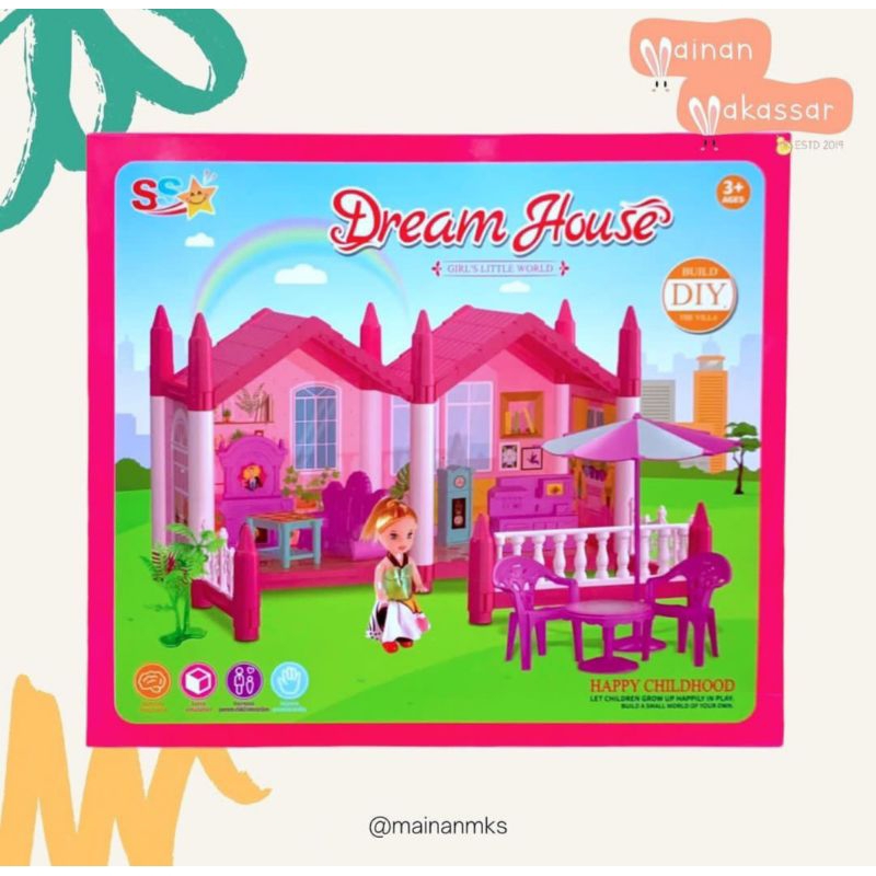 Beautiful Dream House + Barbie mini ~ SS1328