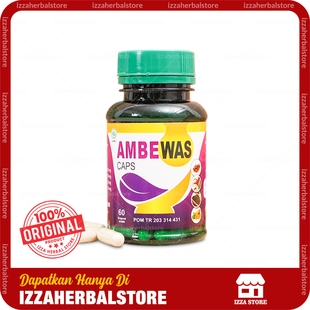 Obat Wasir Berdarah AMBEWAS KAPSUL Herbal Untuk Ibu Hamil Dan Menyusui Ampuh Hilangkan Benjolan