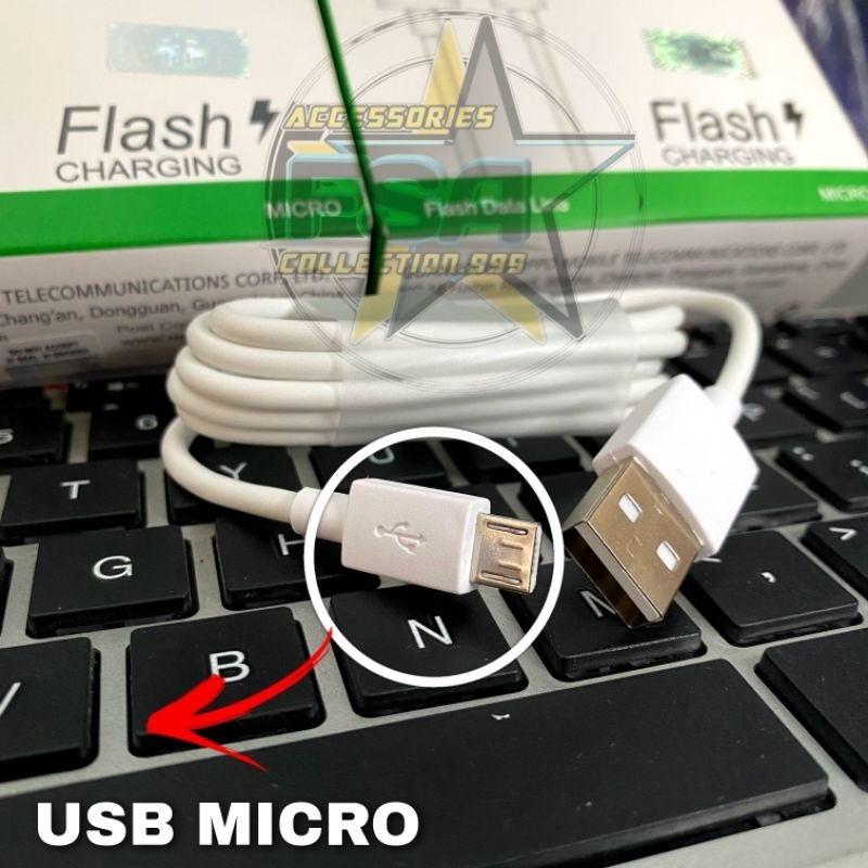 Kabel data oppo micro usb Ori fast charging 2A oppo A7 A12 A15 A71 A83 A37 A39 A3S A5S A1k Neo 7 F1 F3 F5 F7 ORIGINAL