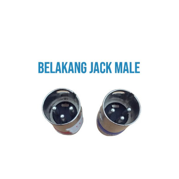 JACK XLR CANON TEMBAGA MALE MERK JAL