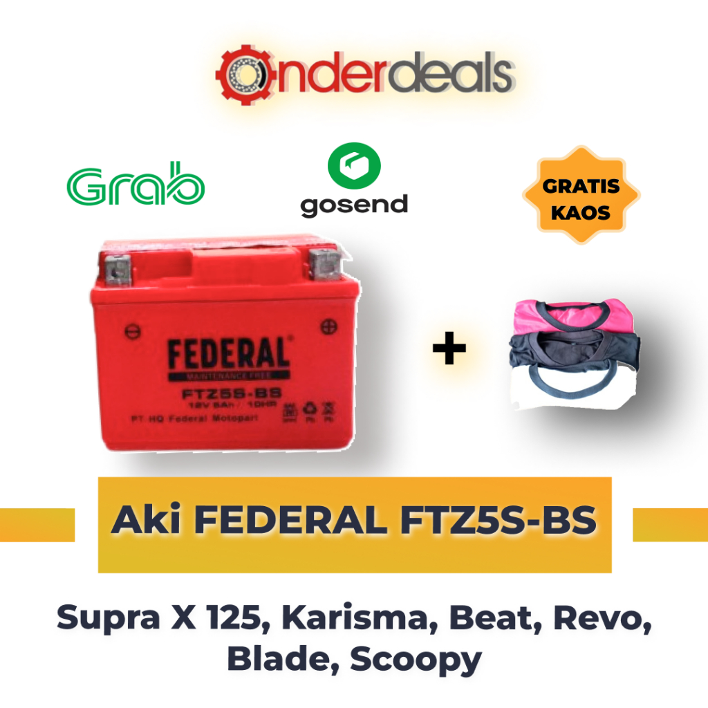 Aki FEDERAL FTZ5S-BS
