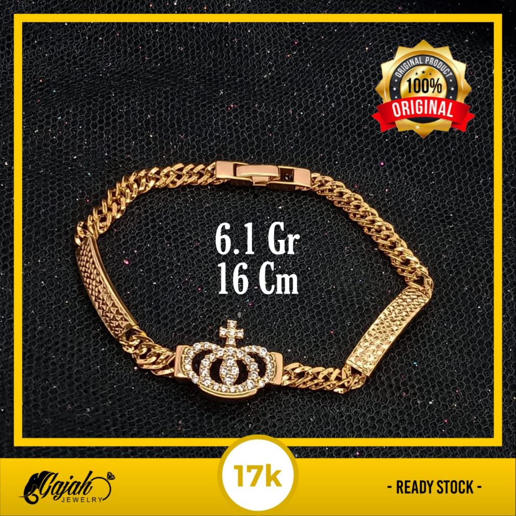 Gelang Emas 17K - 6.1 Gr Kadar 750 - 5165