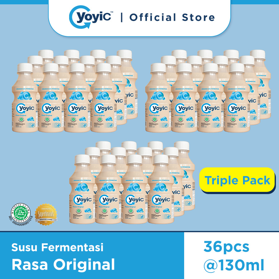 Triple Pack Yoyic Original [36pcs x 130ml]
