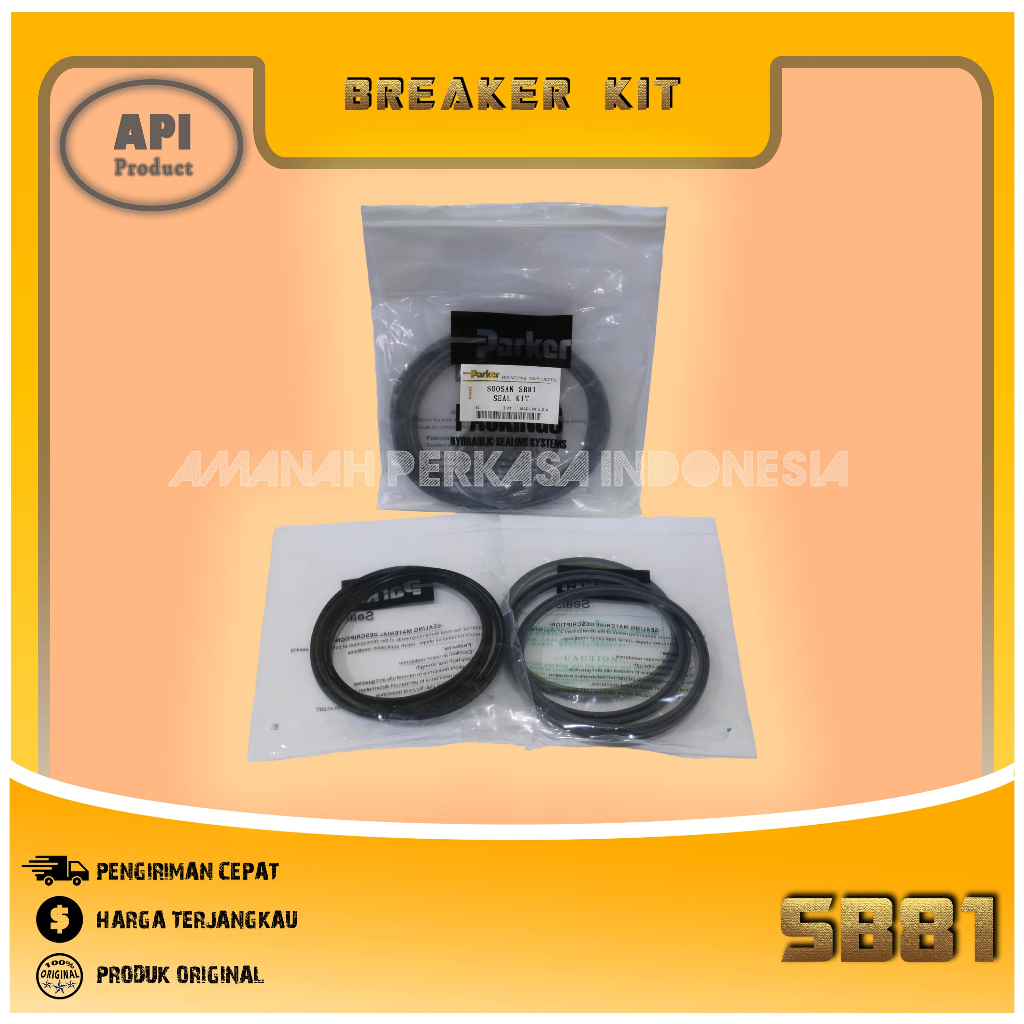 BREAKER SEAL KIT SB81 BREAKER SEAL KIT SOOSAN SB-81 - PARKER