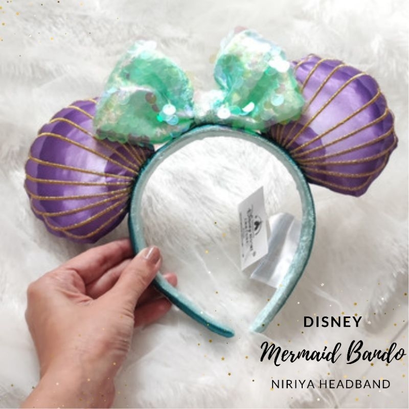 Original Disneyland | Mermaid Bando Anak | Under The Sea | Princess Ariel