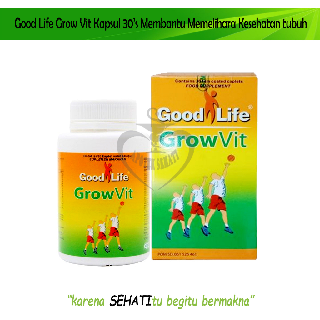 Goodlife Grow Vit Suplemen Multivitamin Pertumbuhan Anak